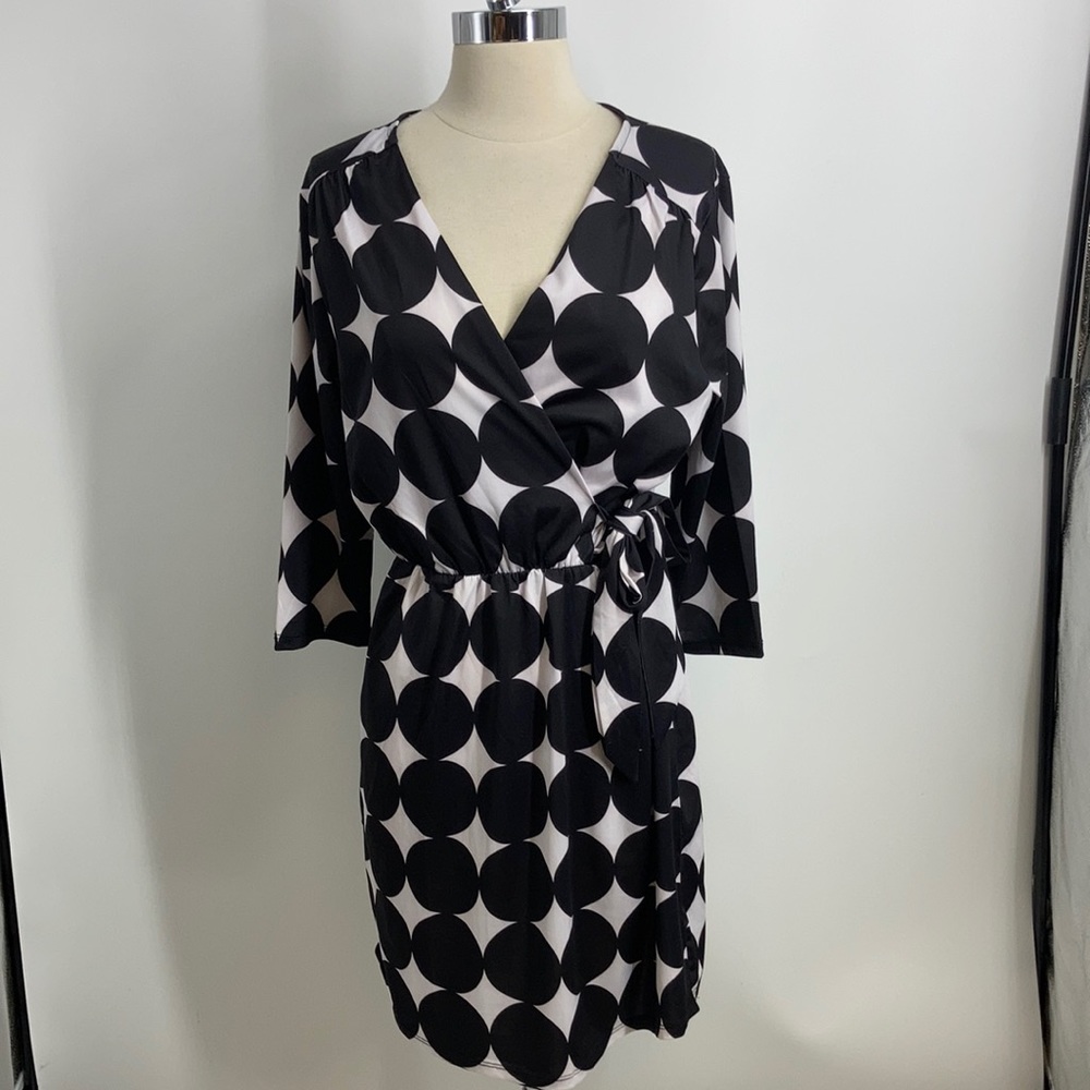 b.Boutique Dress Black and White - szM